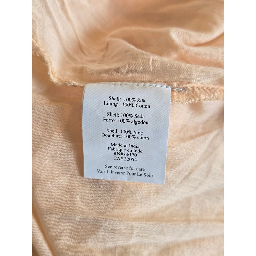 Anthro Anupamaa Silk Maxi Dress Mira Costa Print Boho Size S - Picture 6 of 7